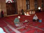 Carpet repairer at Mohammed Ali mosque