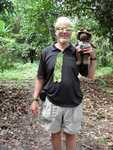 Rate my professor... John and Monty at the Zanzibar spice farm with locally made accessories!