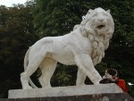 G - Paris: (Luxembourg Gardens) I seem to really get along with all the lions I meet!
