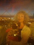 G - Paris: Here's the photographic proof that "Mom" and I made it to the top of the famous Eiffel Tower!