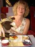 G - Paris: We had a pretty fancy lunch on the train to Amsterdam!