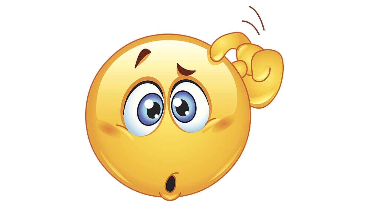 confused face emoticon